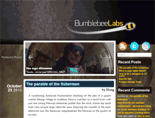 Tablet Screenshot of blog.bumblebeelabs.com