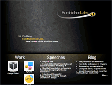 Tablet Screenshot of bumblebeelabs.com